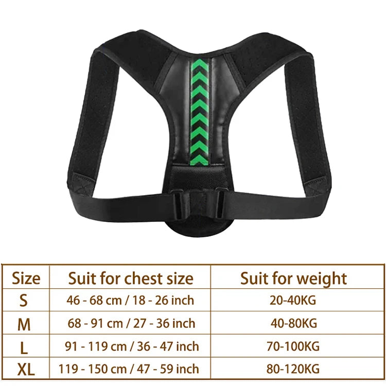 Back Posture Corrector Belt Adjustable Shoulde Neck Spine Reshape Body Shoulder Posture Corrector For Column Posture Correction