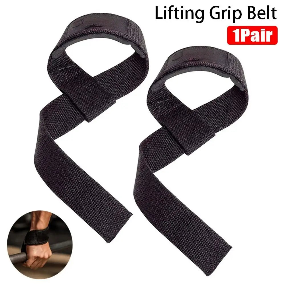 1Pcs/1Pair Sport Fitness Straps Lifting Grip Belt Gym Bodybuilding Wrist Support Weightlifting Hand Belt 3.8*63cm Anti-Slip