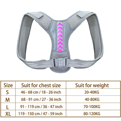 Back Posture Corrector Belt Adjustable Shoulde Neck Spine Reshape Body Shoulder Posture Corrector For Column Posture Correction