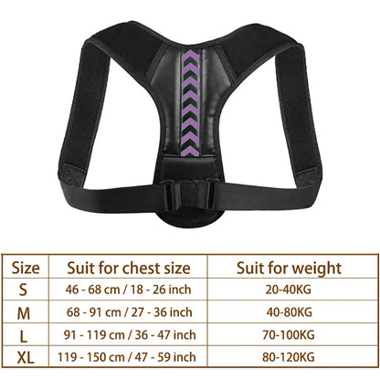 Back Posture Corrector Belt Adjustable Shoulde Neck Spine Reshape Body Shoulder Posture Corrector For Column Posture Correction