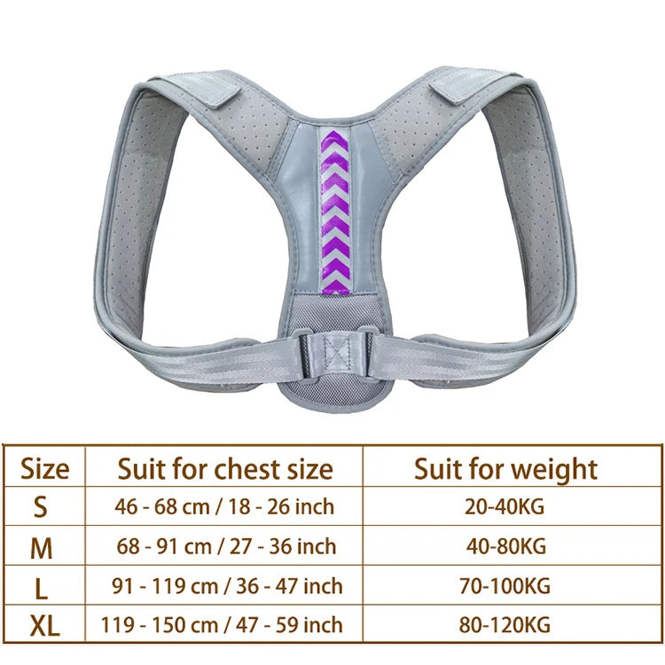 Back Posture Corrector Belt Adjustable Shoulde Neck Spine Reshape Body Shoulder Posture Corrector For Column Posture Correction